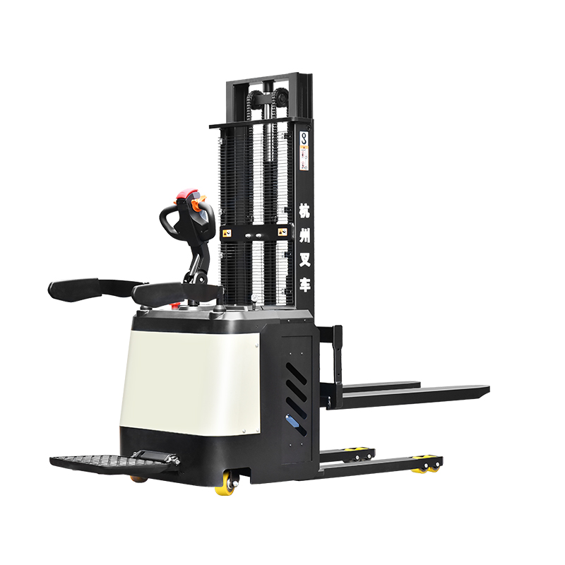 2 tonn Stand-on Electric Pallet Stacker Lift 3M