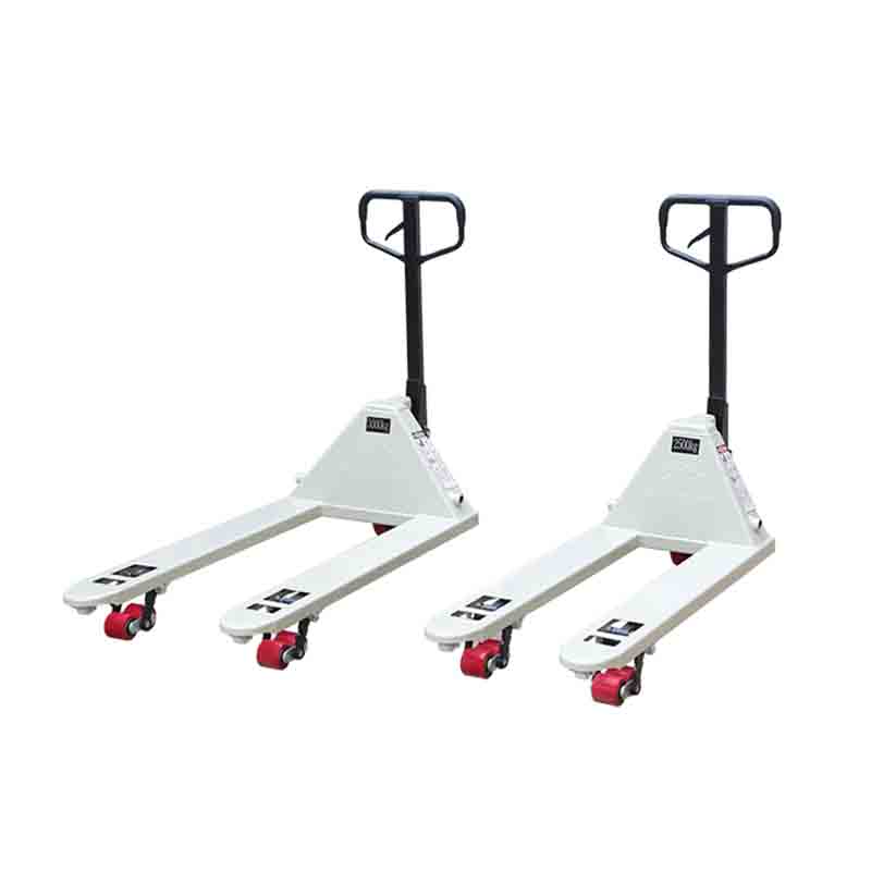 2,5 tonn manuell palletruck med doble Pu-hjul